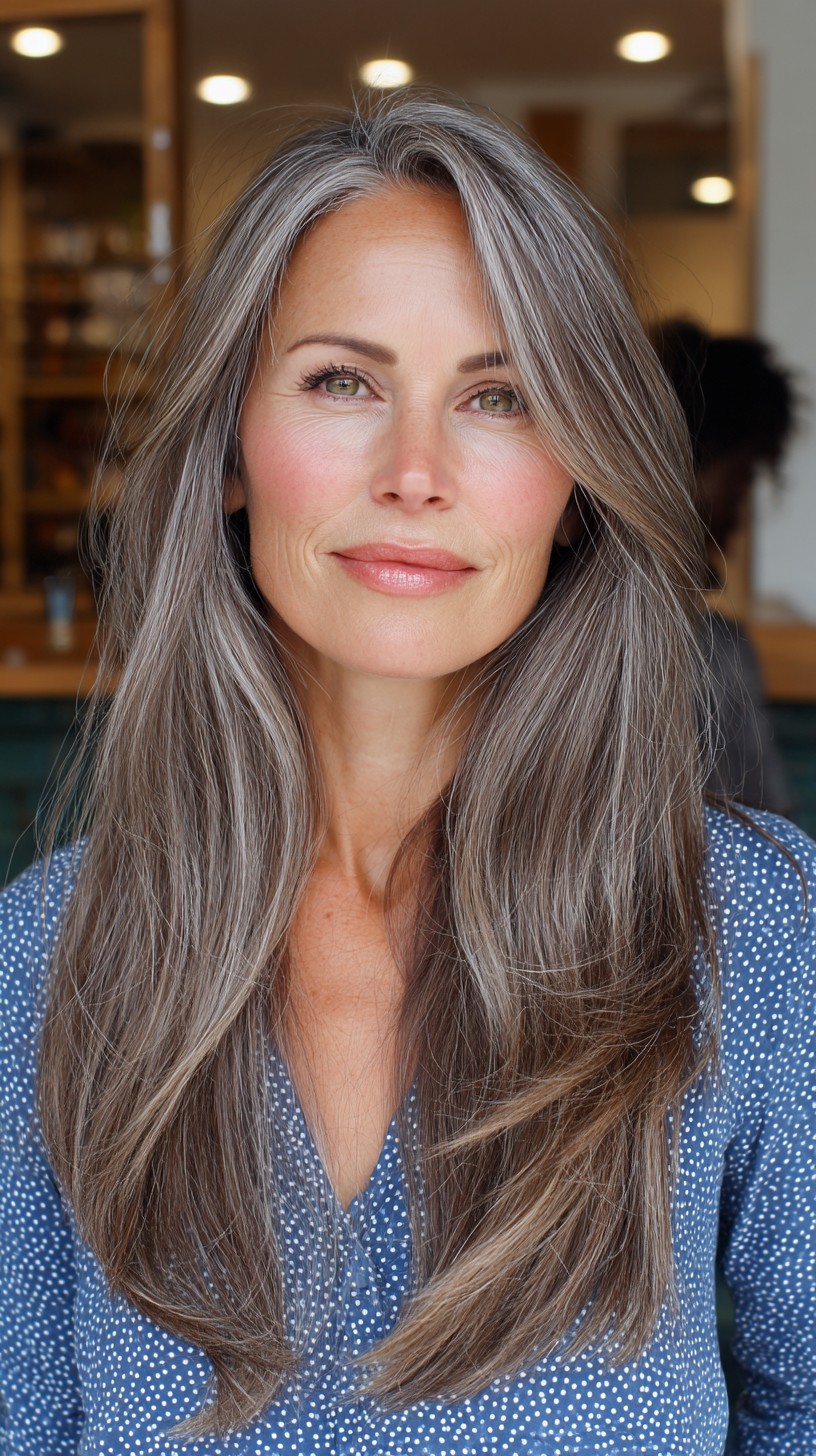 Elegant Silver Layered Flow for Sophisticated Length