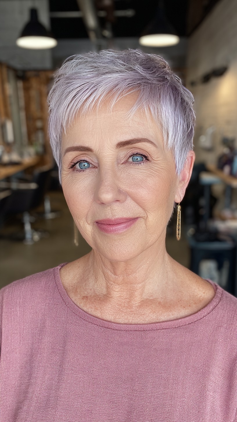 Modern Pixie Cut with Textured Layers