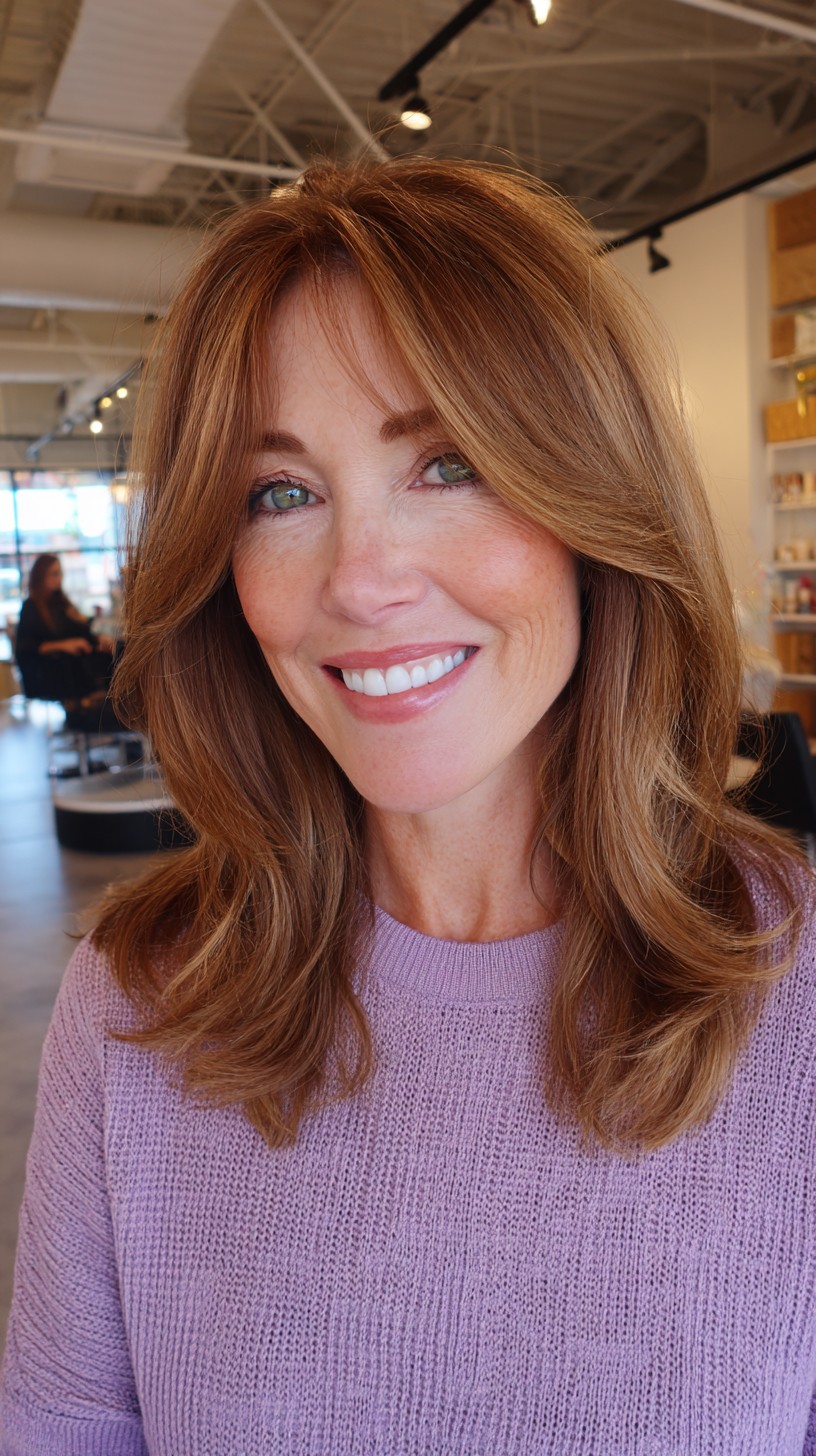 Rich Auburn Waves with Soft Framing