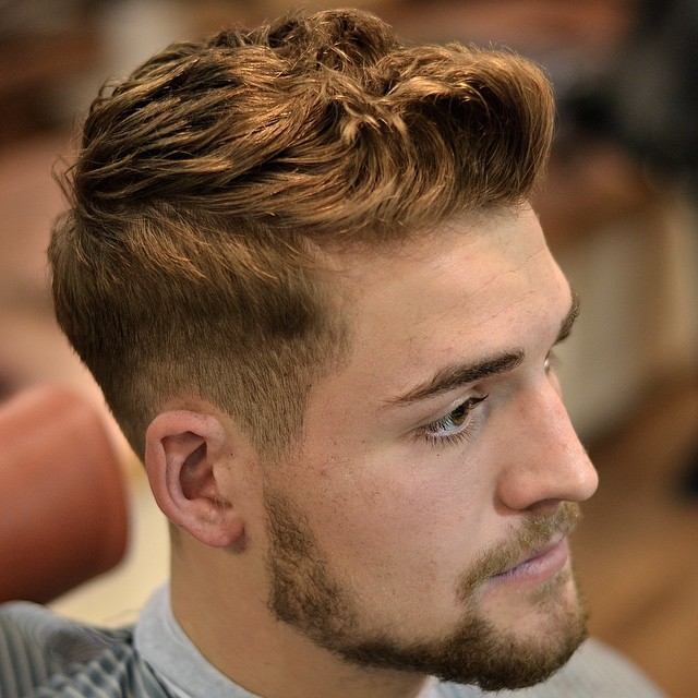 Windswept Textured Crop with Precision Fade