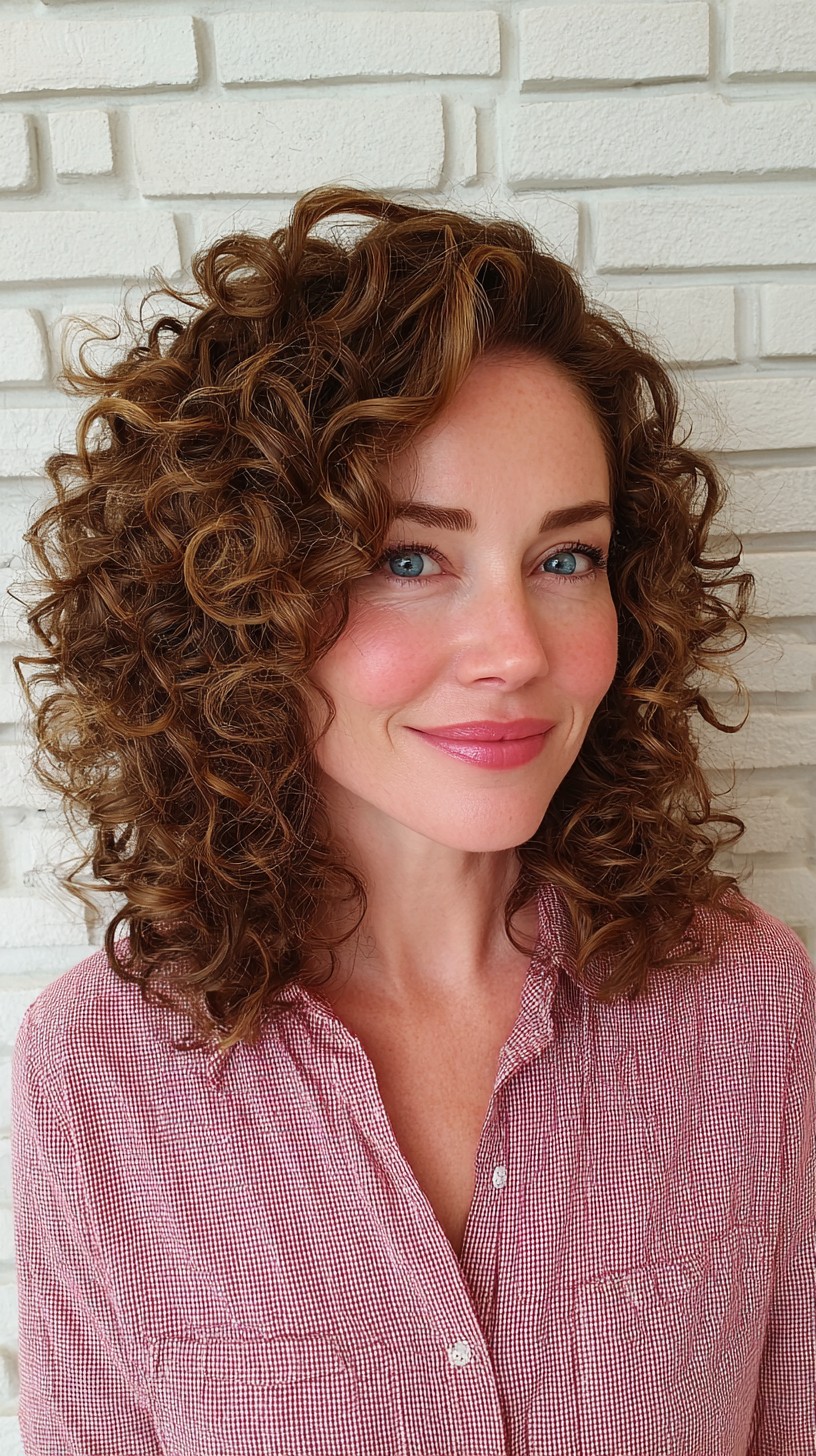 Captivating Auburn Tendril Bob with Natural Shine