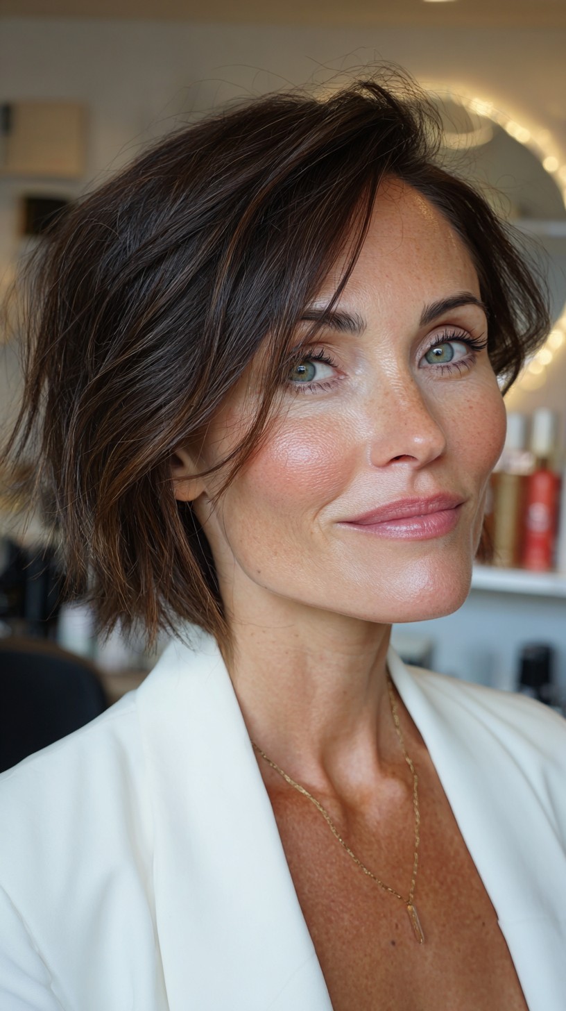 Dynamic Chestnut Textured Lob