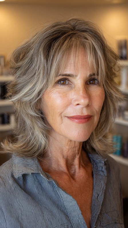 Flowing Silvery Waves with Gentle Layers