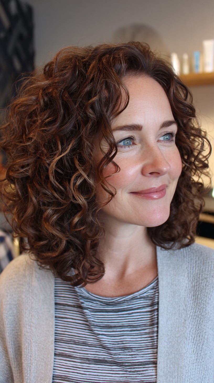 Lush Cocoa Swirls with Natural Volume