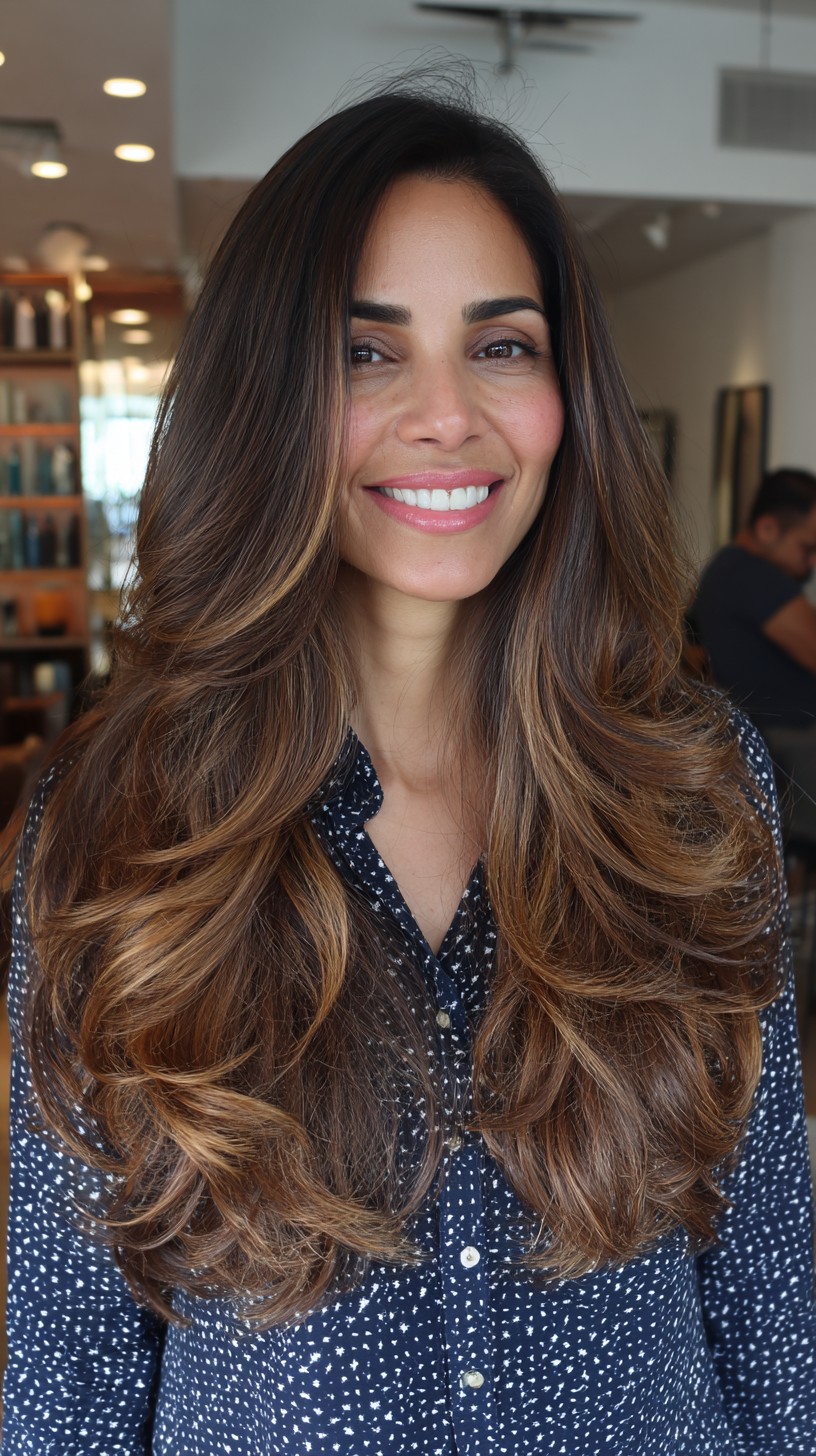 Luxurious Cinnamon Swirl Waves