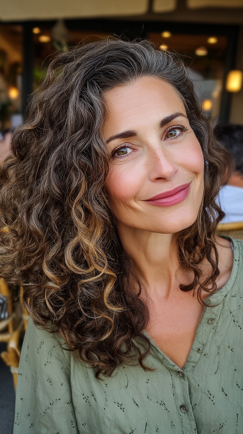 Multi-Tonal Spiral Curls with Natural Volume