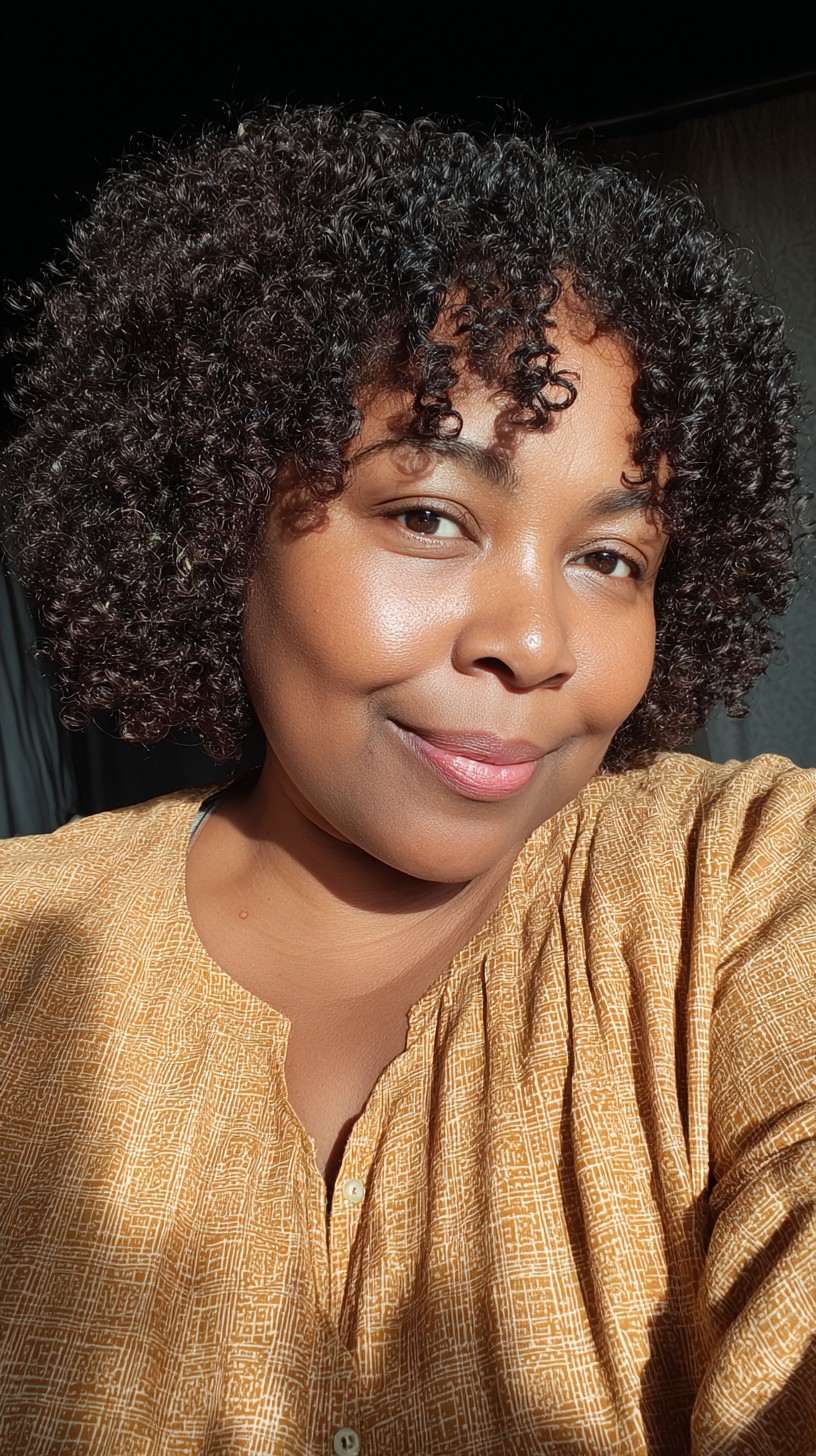 Sun-Kissed Chestnut Corkscrew Curls