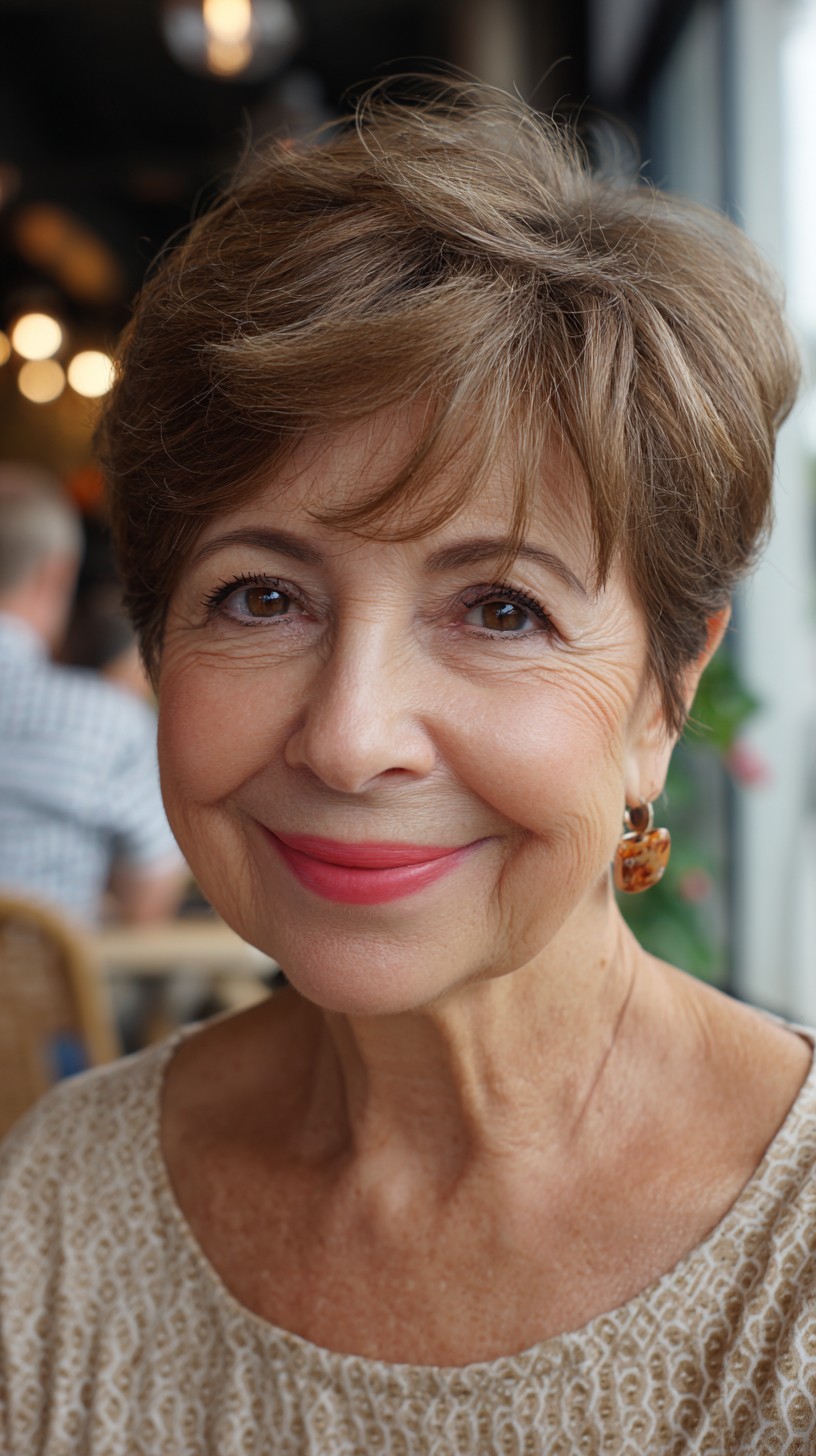 Charming Chestnut Layered Crop