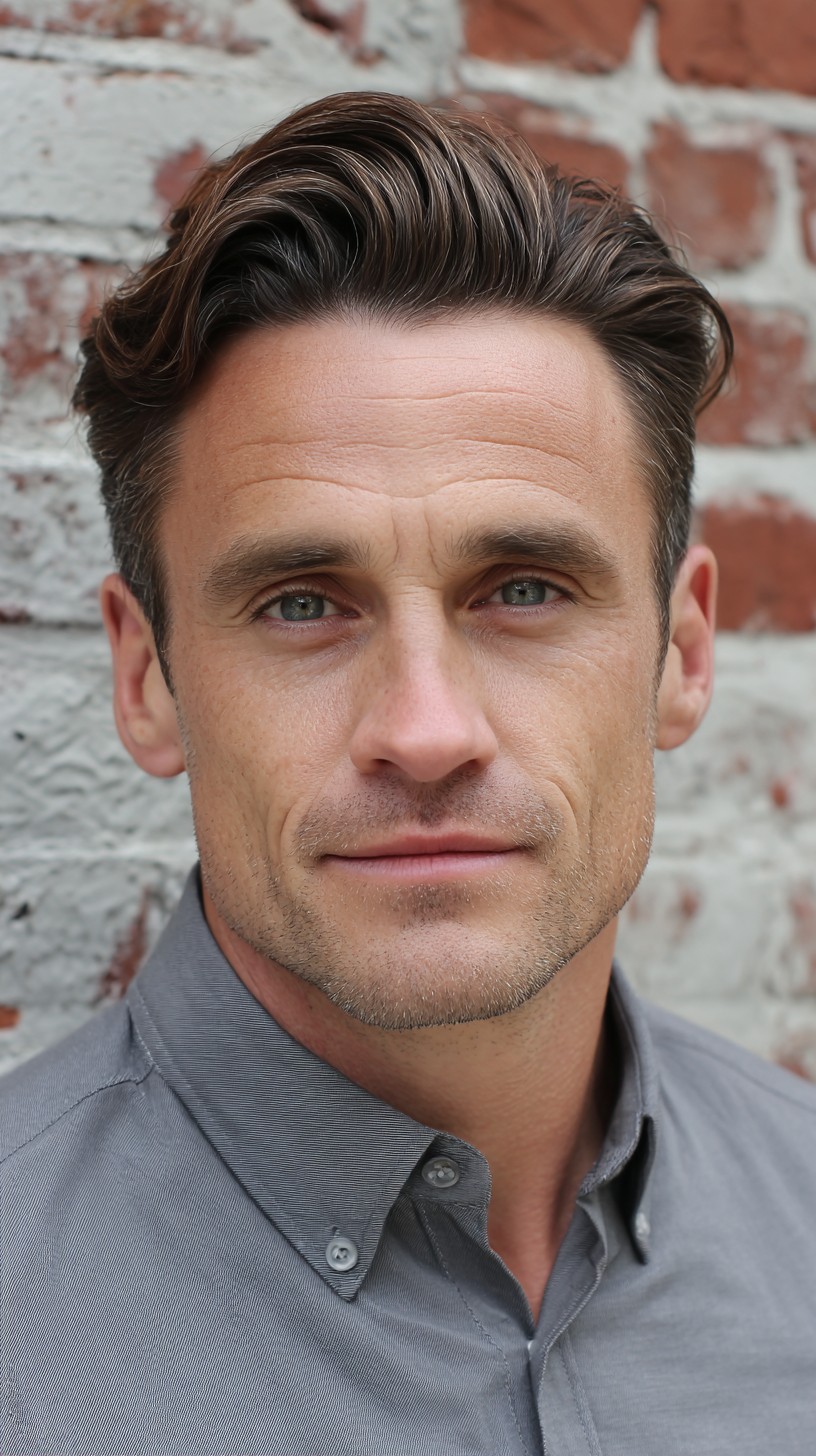 Classic Side-Swept Waves with Natural Texture
