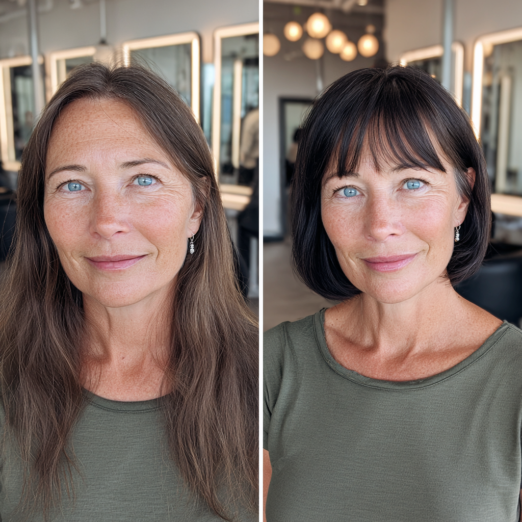 Chic Textured French Bob with Subtle Bangs