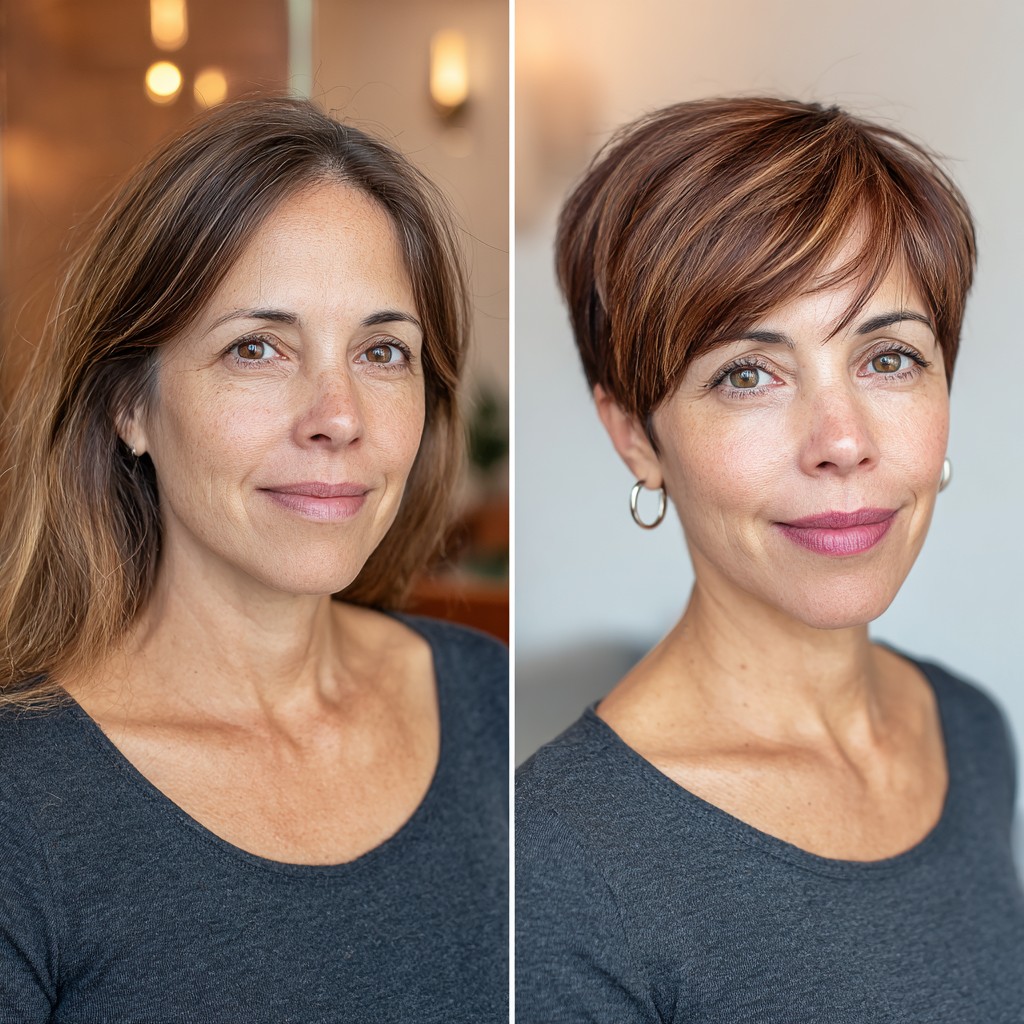 Dynamic Textured Pixie Cut