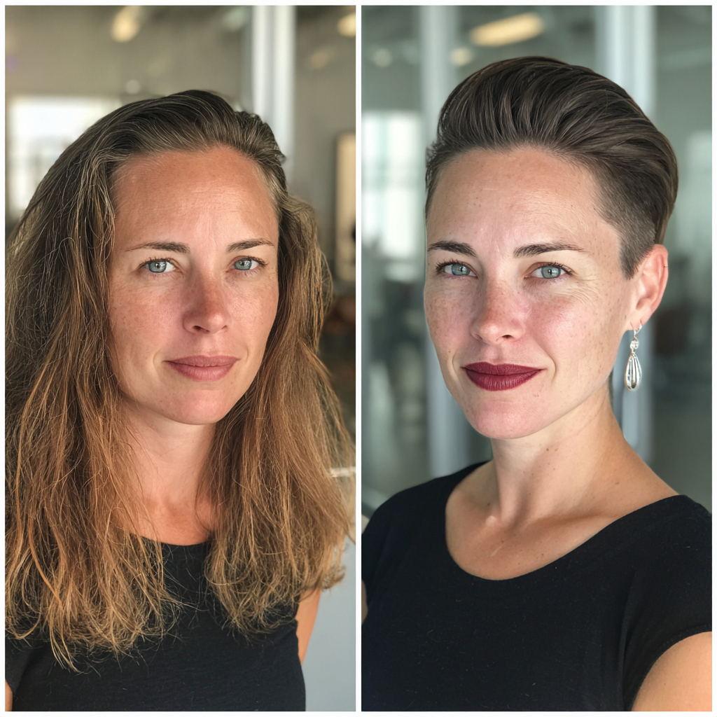 Edgy Textured Crop with Defined Volume