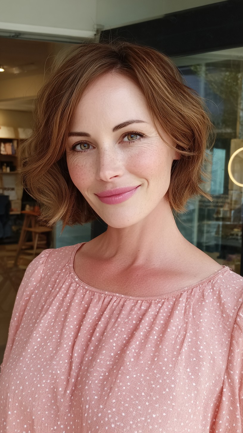 Effortless Copper Tousled Waves