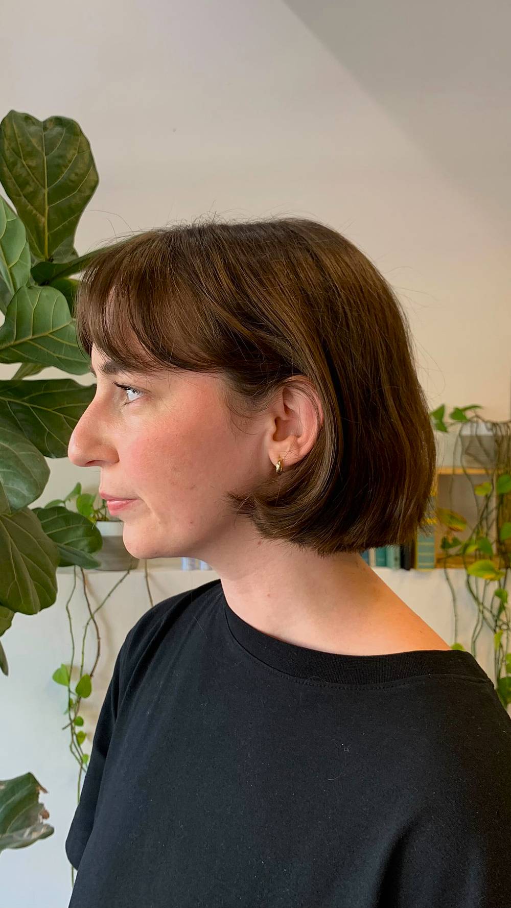 Modern Shaggy French Bob with Subtle Layering