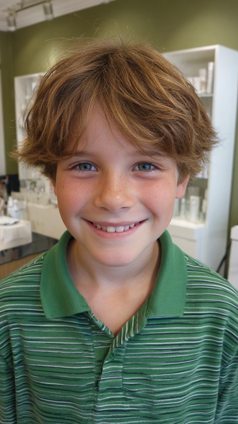 Playful Textured Tousle with Natural Highlights