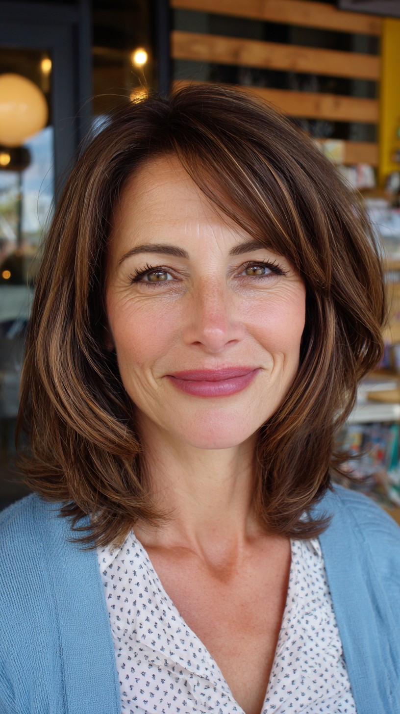 Refined Brunette Layers with Soft Textured Ends