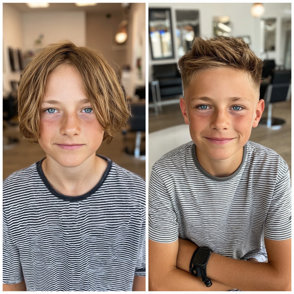 Relaxed Tousled Waves with Textured Crop