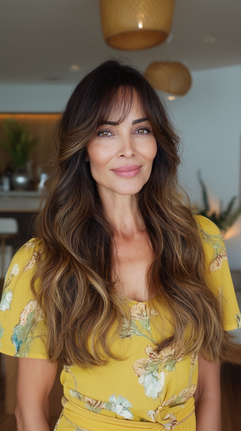 Soft Tousled Waves with Subtle Layering