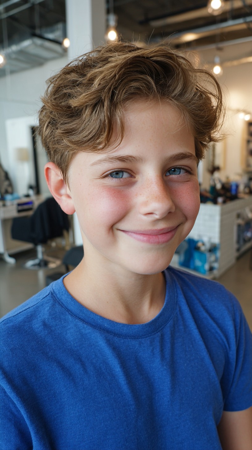 Tousled Waves with Natural Highlights