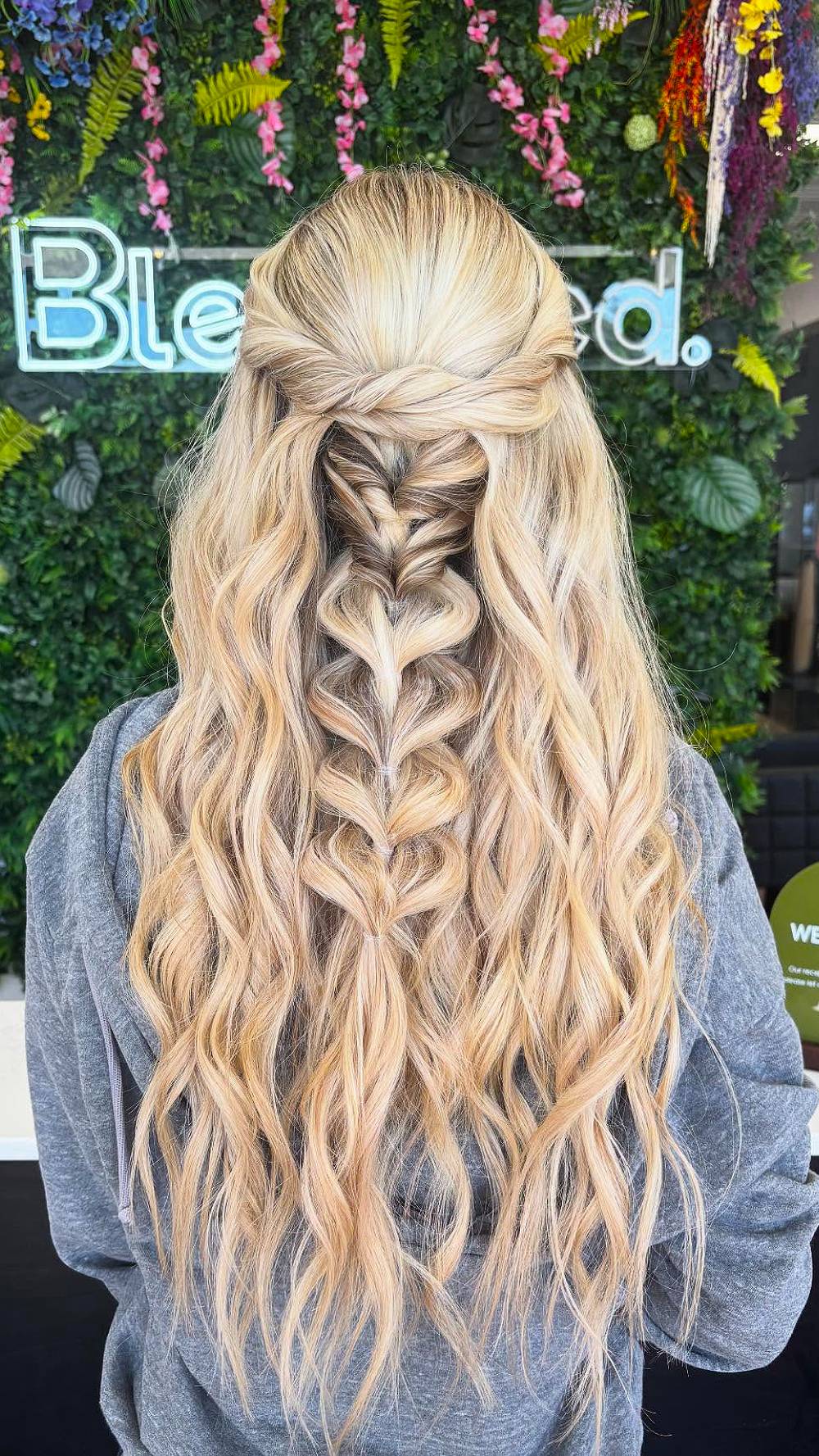 Intricate Twisted Half-Up Hairstyle