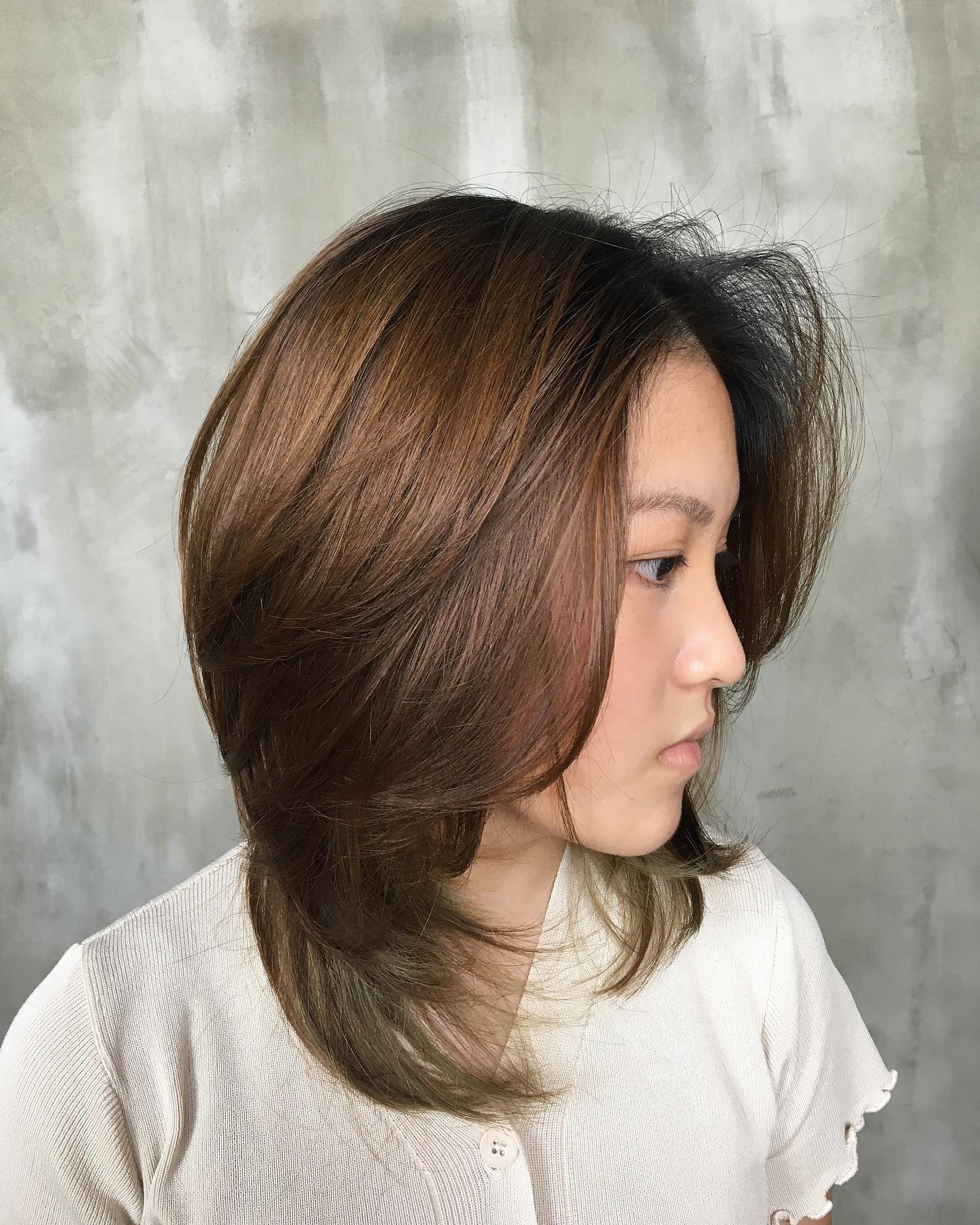 Multi-Tonal Chestnut Layers with Soft Volume