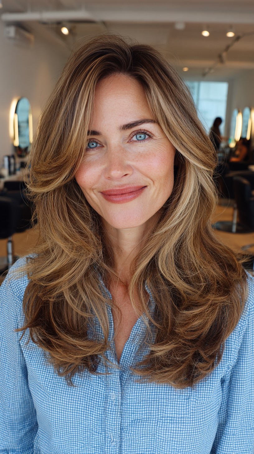 Beachy Textured Layers with Sun-Kissed Highlights