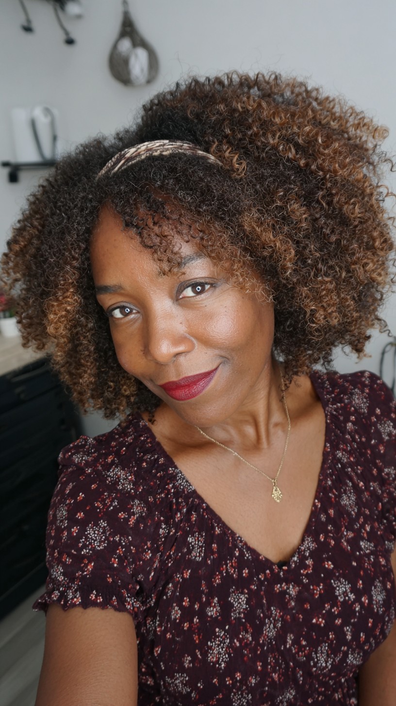 Effervescent Chocolate-Tinted Curly Bob