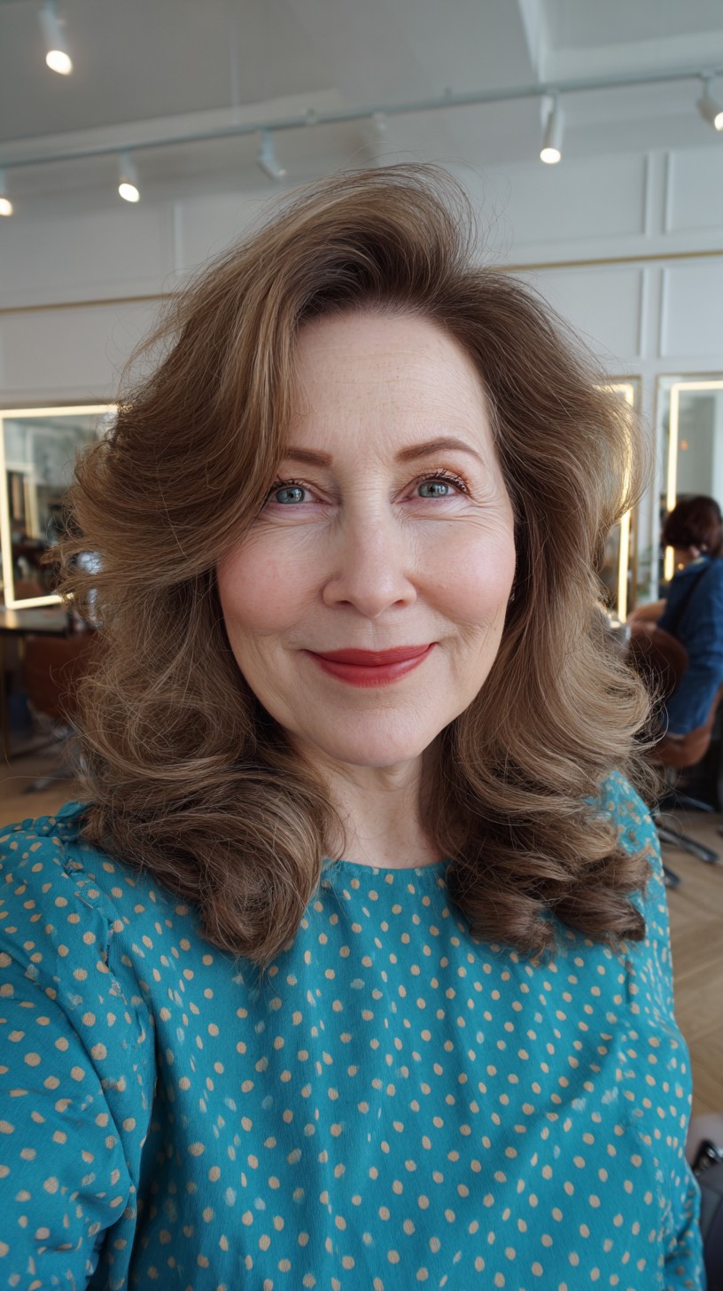 Silver Voluminous Waves with a Modern Twist