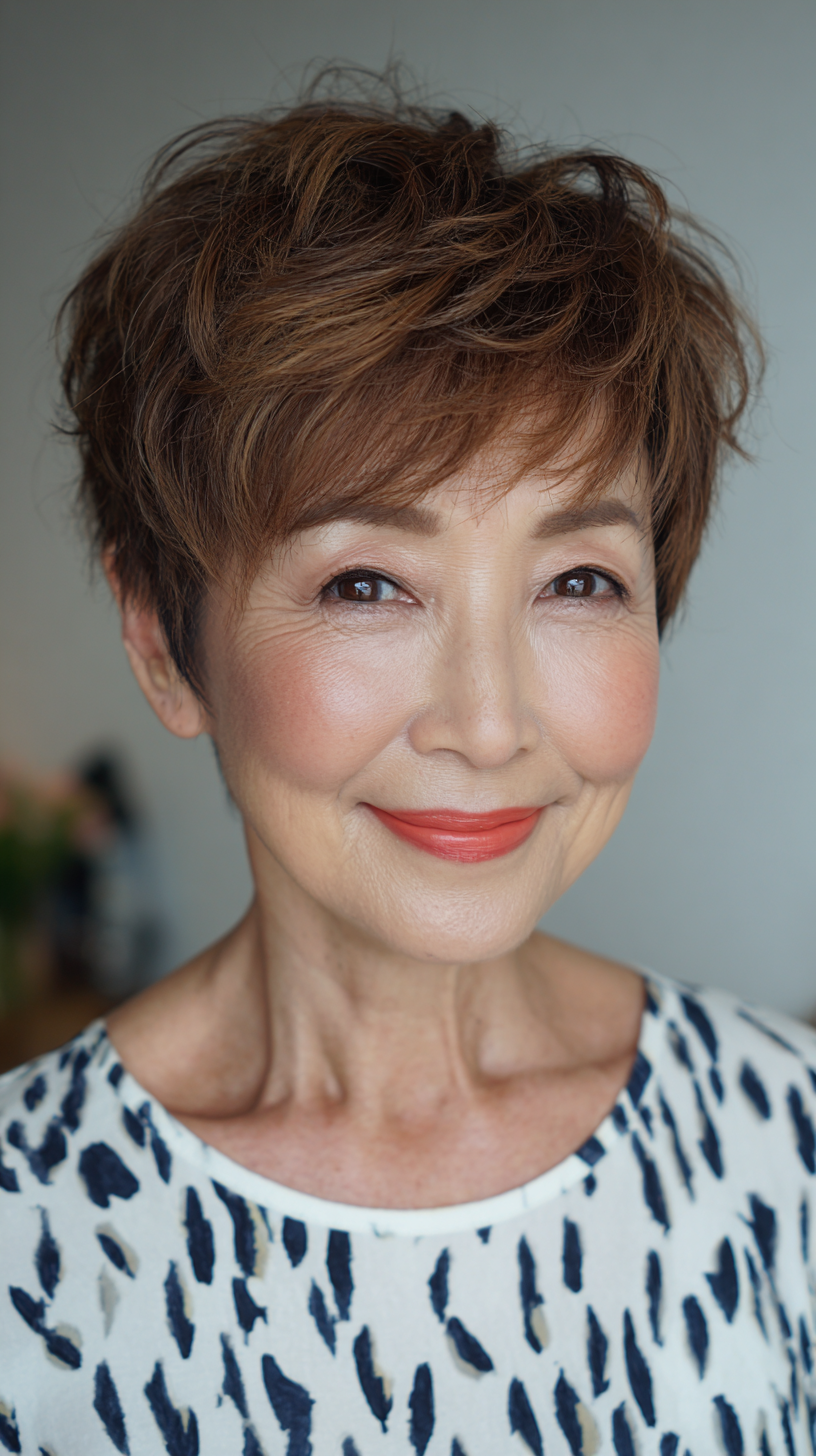 Chic Textured Short Cut with Soft Volume