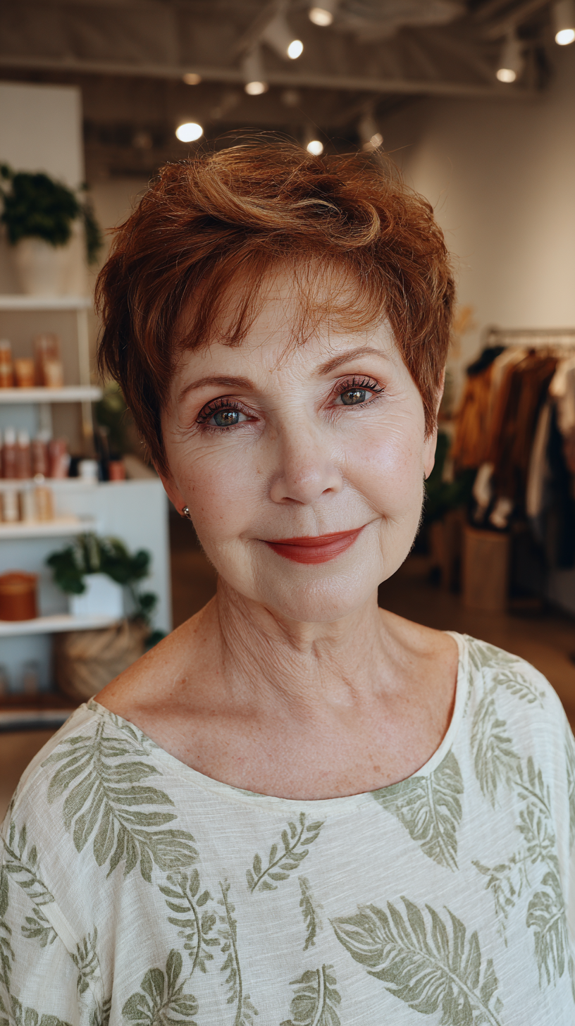 Elegant Textured Short Cut with Soft Volume