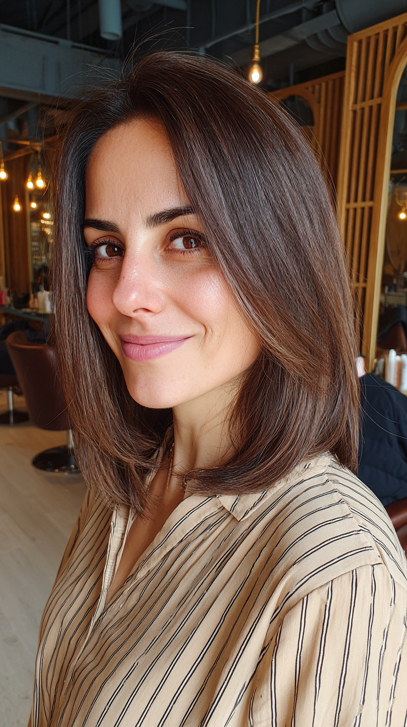 Modern Blunt Cut with Subtle Textured Ends