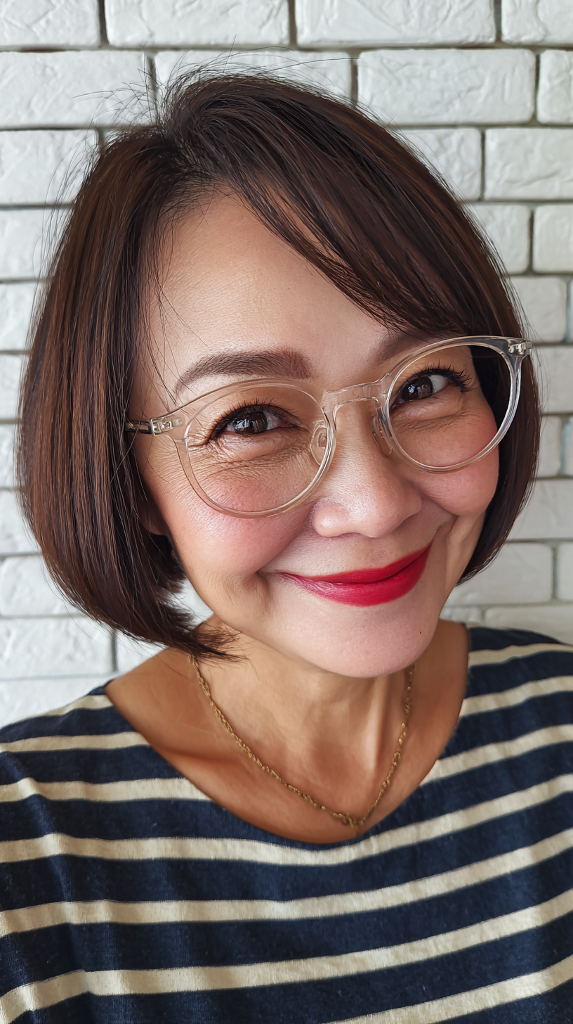 Modern Textured Bob with Subtle Layers