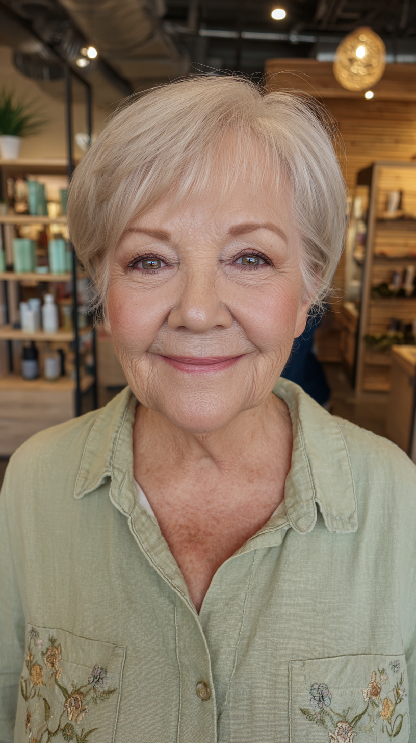 Soft Textured Short Cut with Gentle Layers