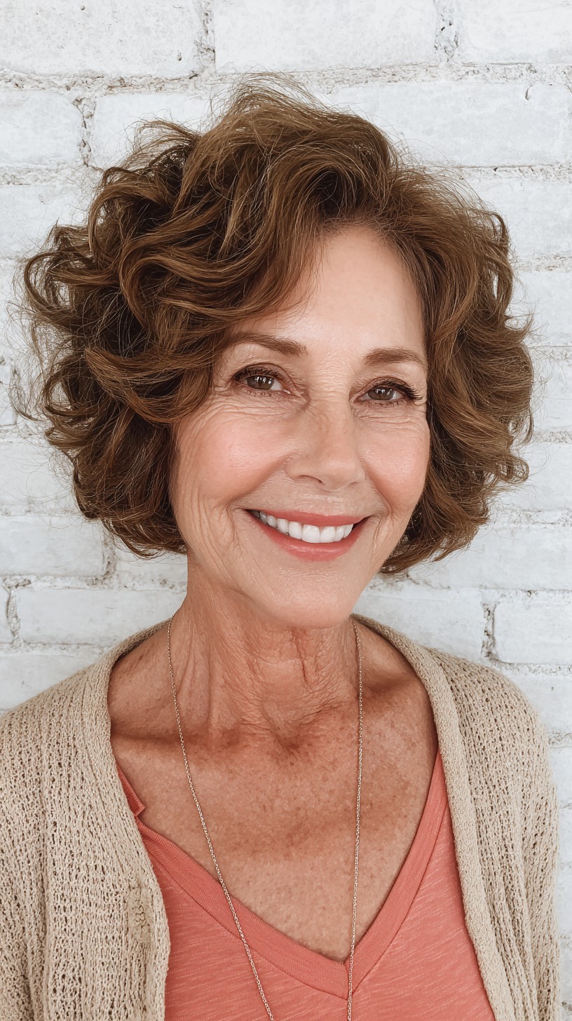 Cascading Chestnut Waves with Layered Texture