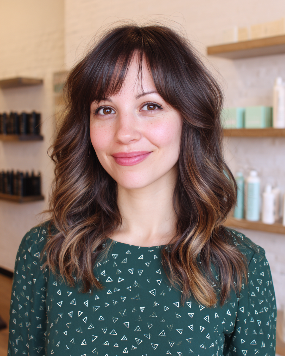 Chic Layered Waves with Subtle Highlights
