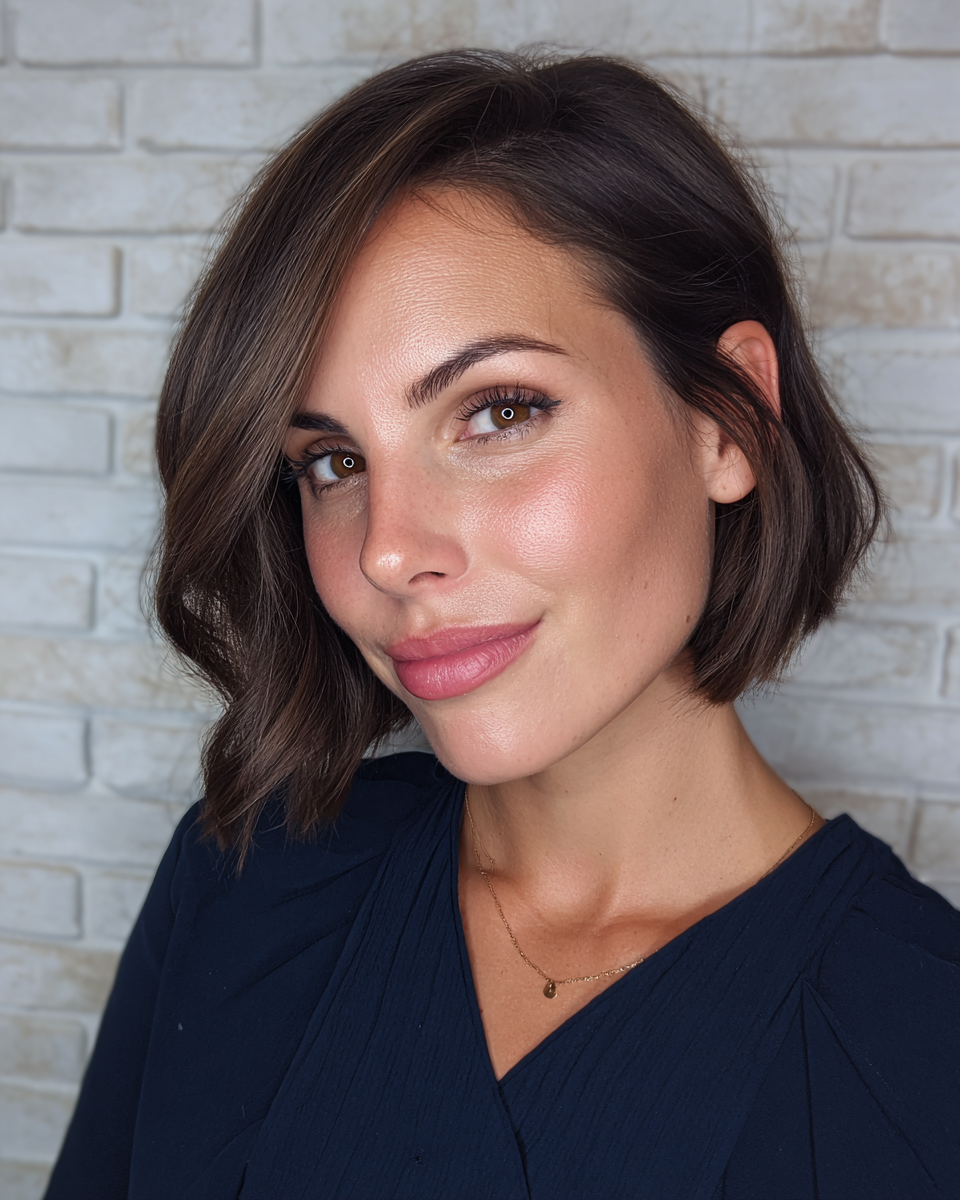 Chic Textured Bob with Subtle Waves