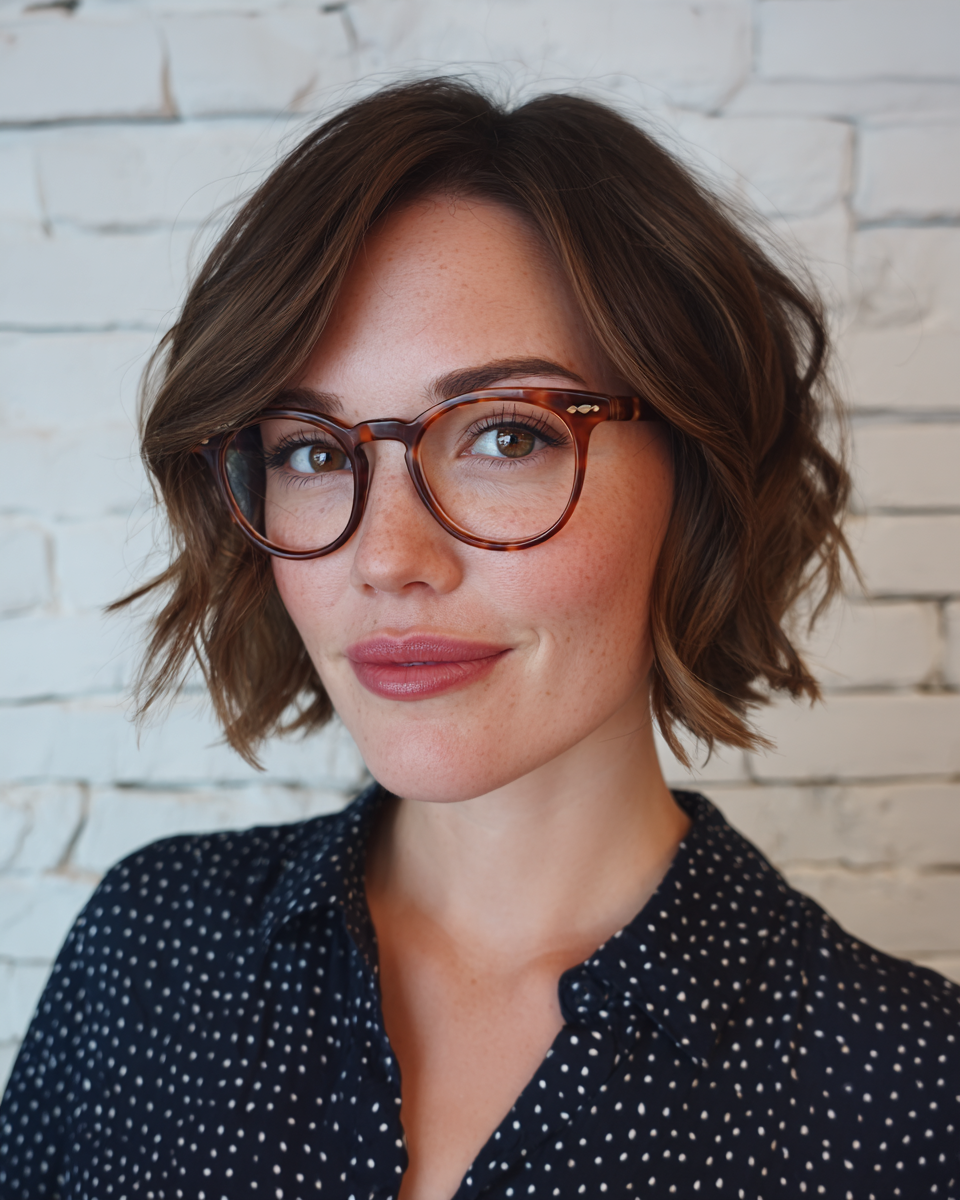 Modern Textured Bob with Soft Beachy Waves