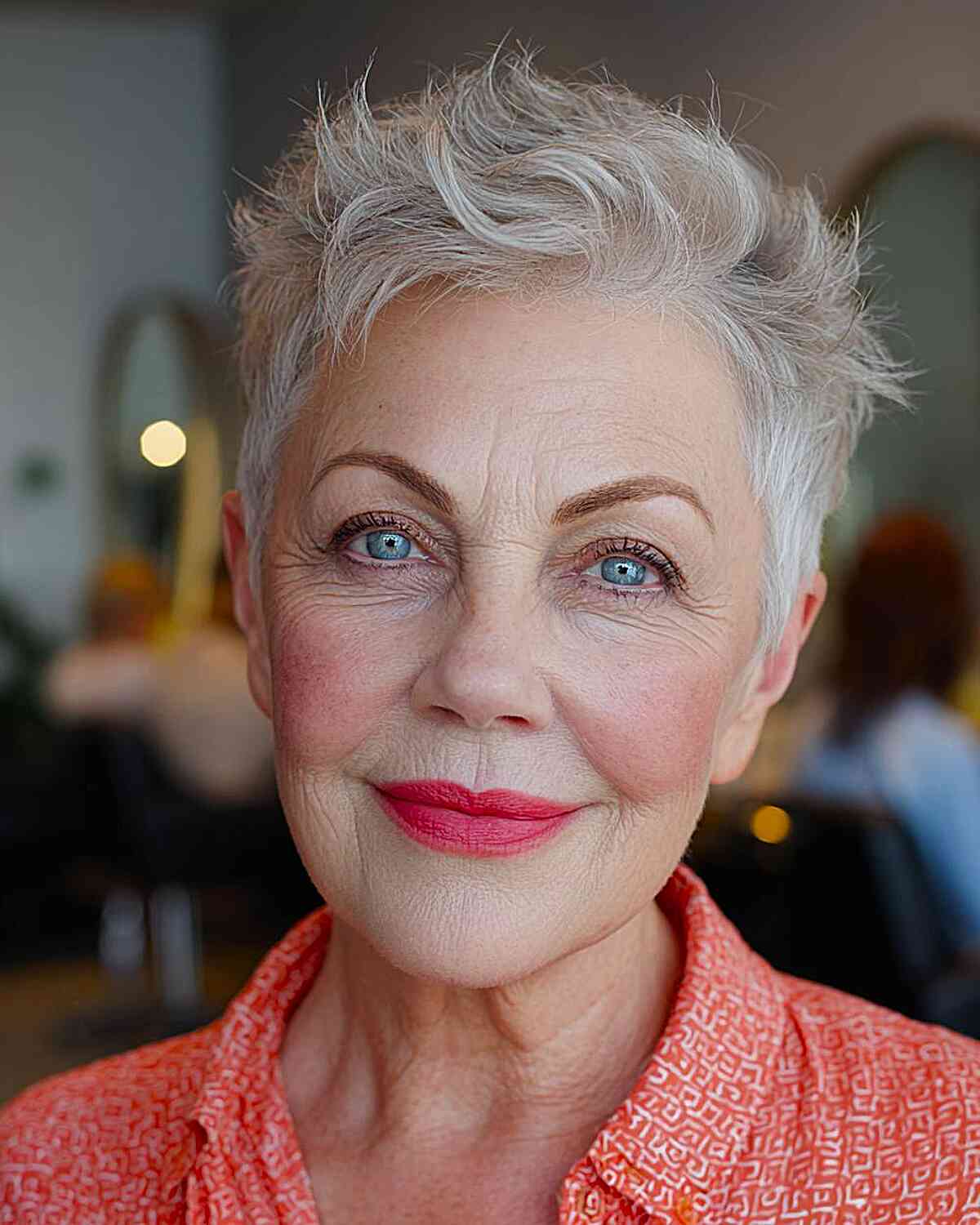 Short Textured Spiky Haircut