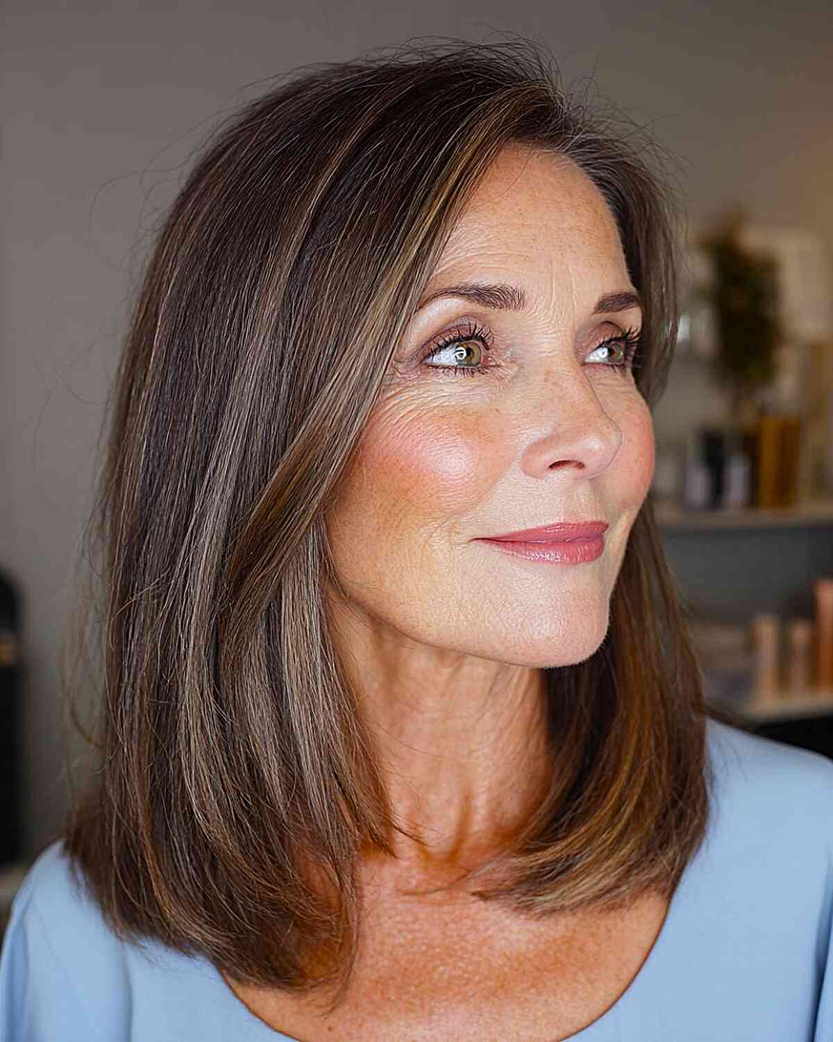 Sleek Blunt Cut with Subtle Layers