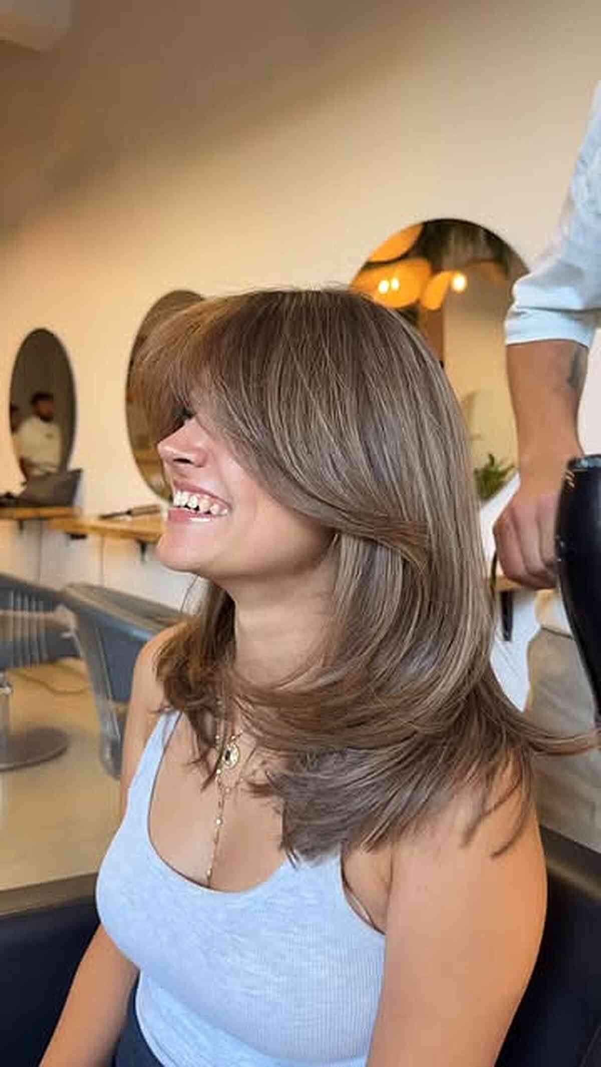 Stylish Butterfly Cut with Flowy Layers