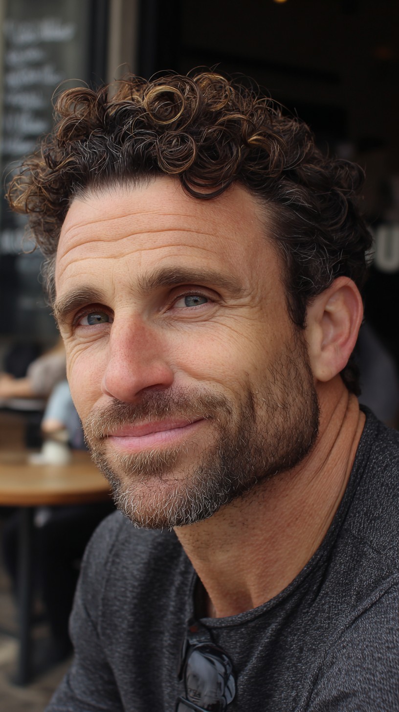 Artfully-Twisted Definition Curls with Natural Highlights