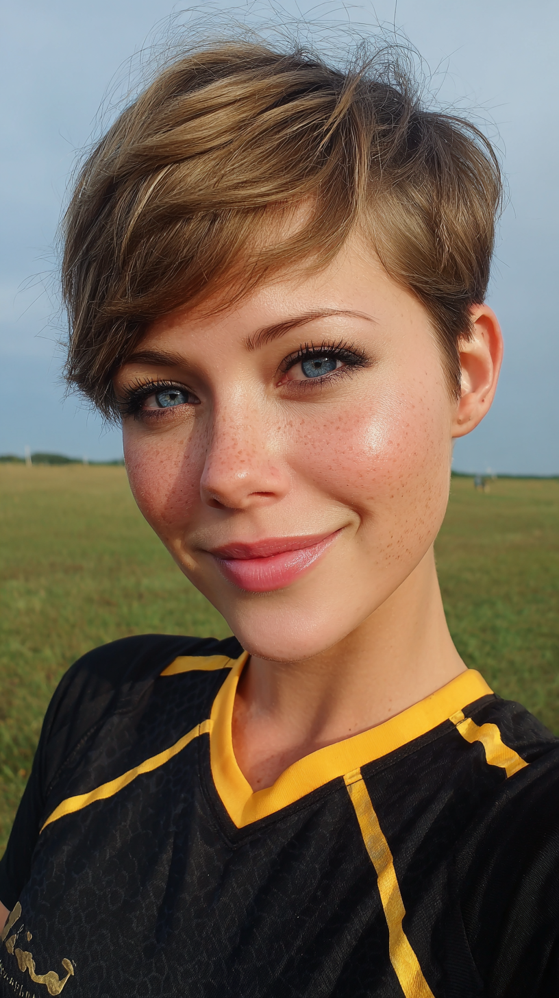 Chic Short Textured Pixie Cut