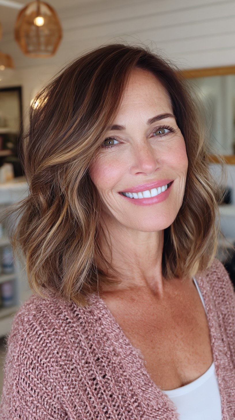 Dynamic Chestnut Waves with Face-Framing Layers