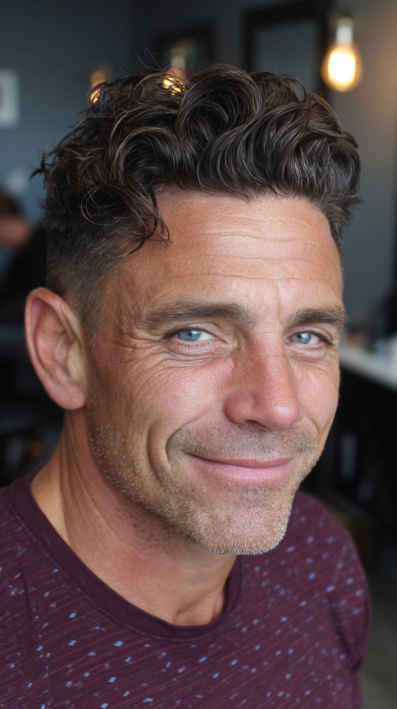 Dynamic Salt-and-Pepper Curls with Natural Layers