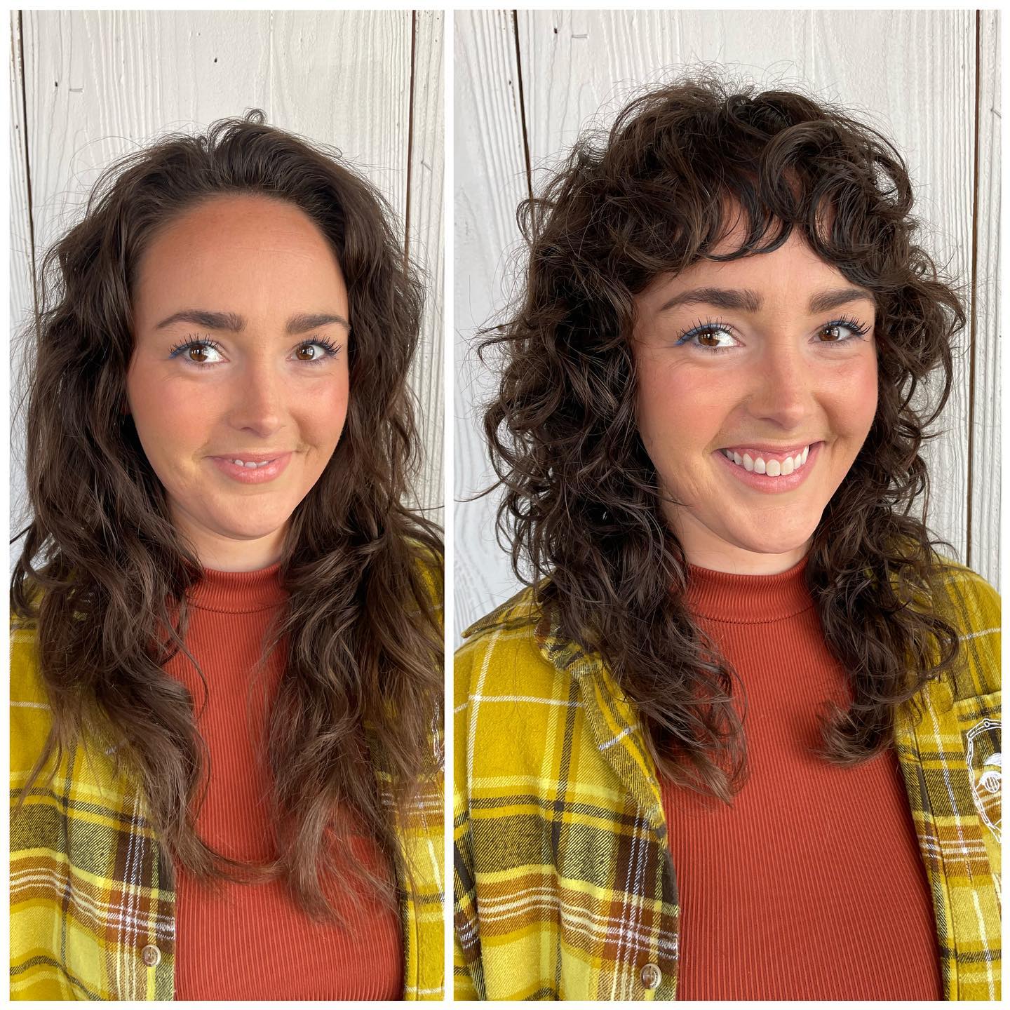Effervescent Chestnut Curl Transformation