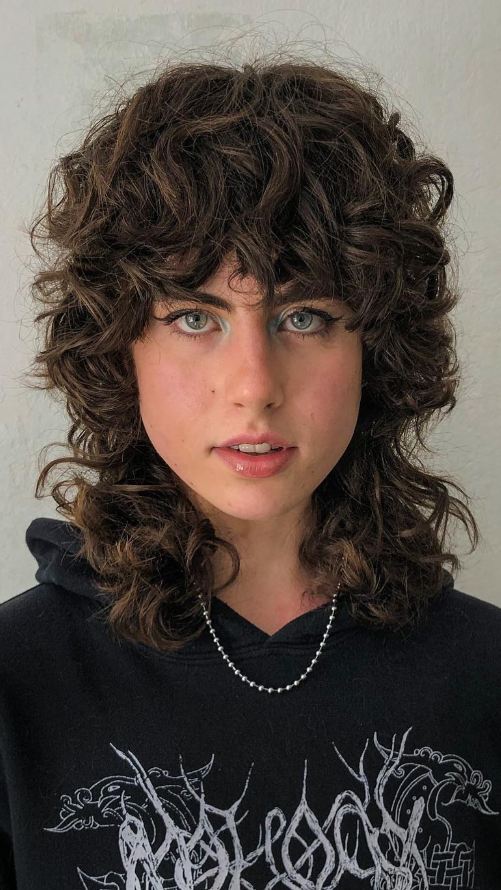 Effortlessly Textured Espresso Wolf Cut