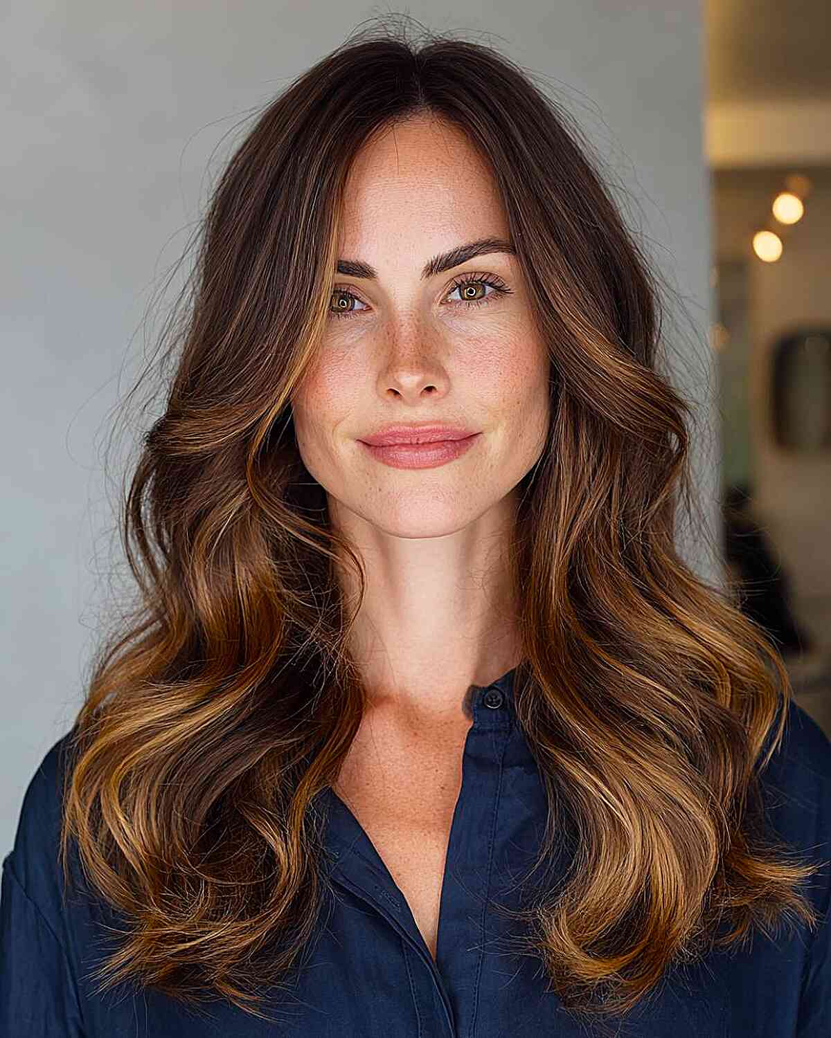 Elegant Long Blowout with Soft Waves
