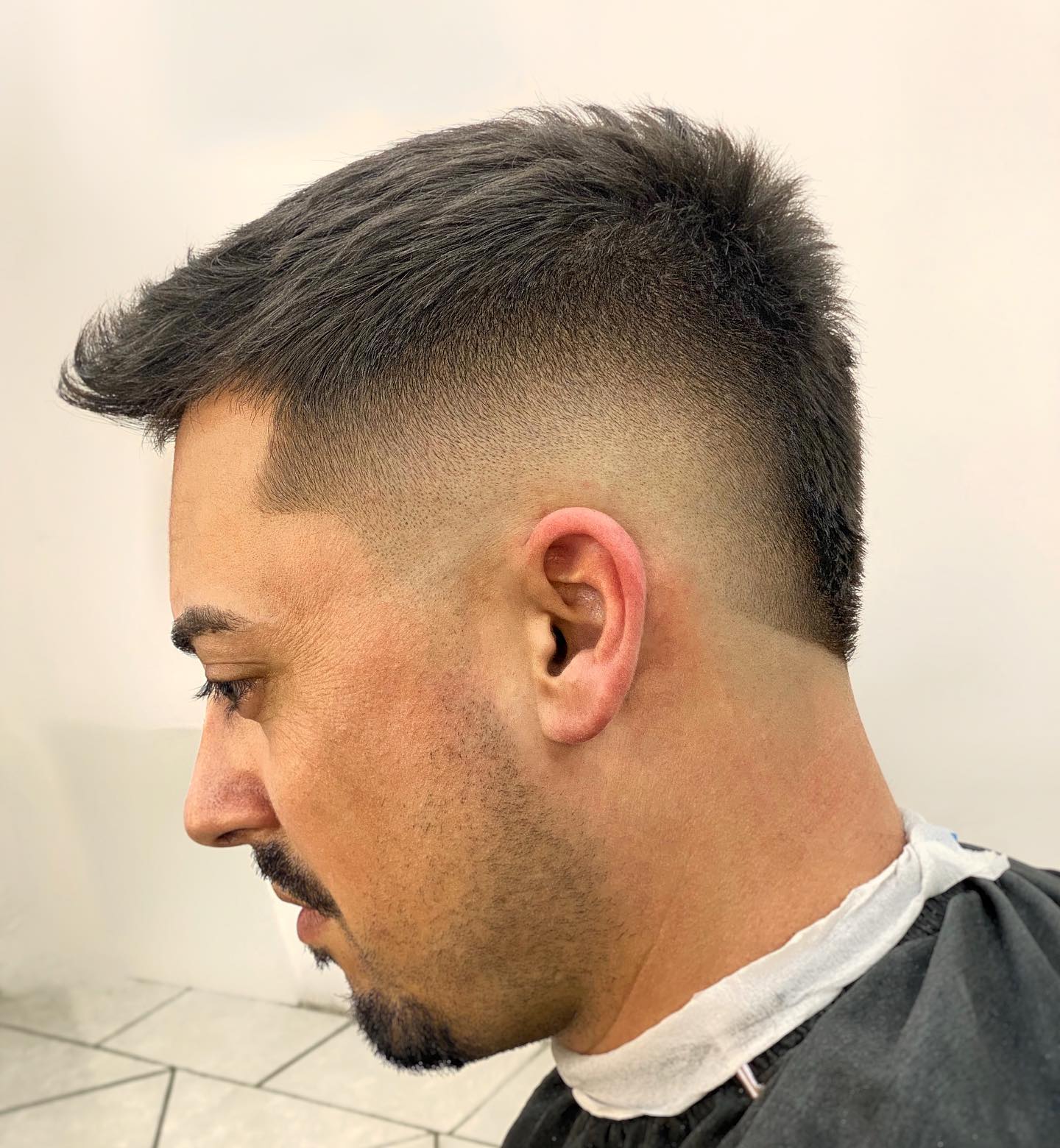 Modern-Cut Mohawk with Tapered Sides