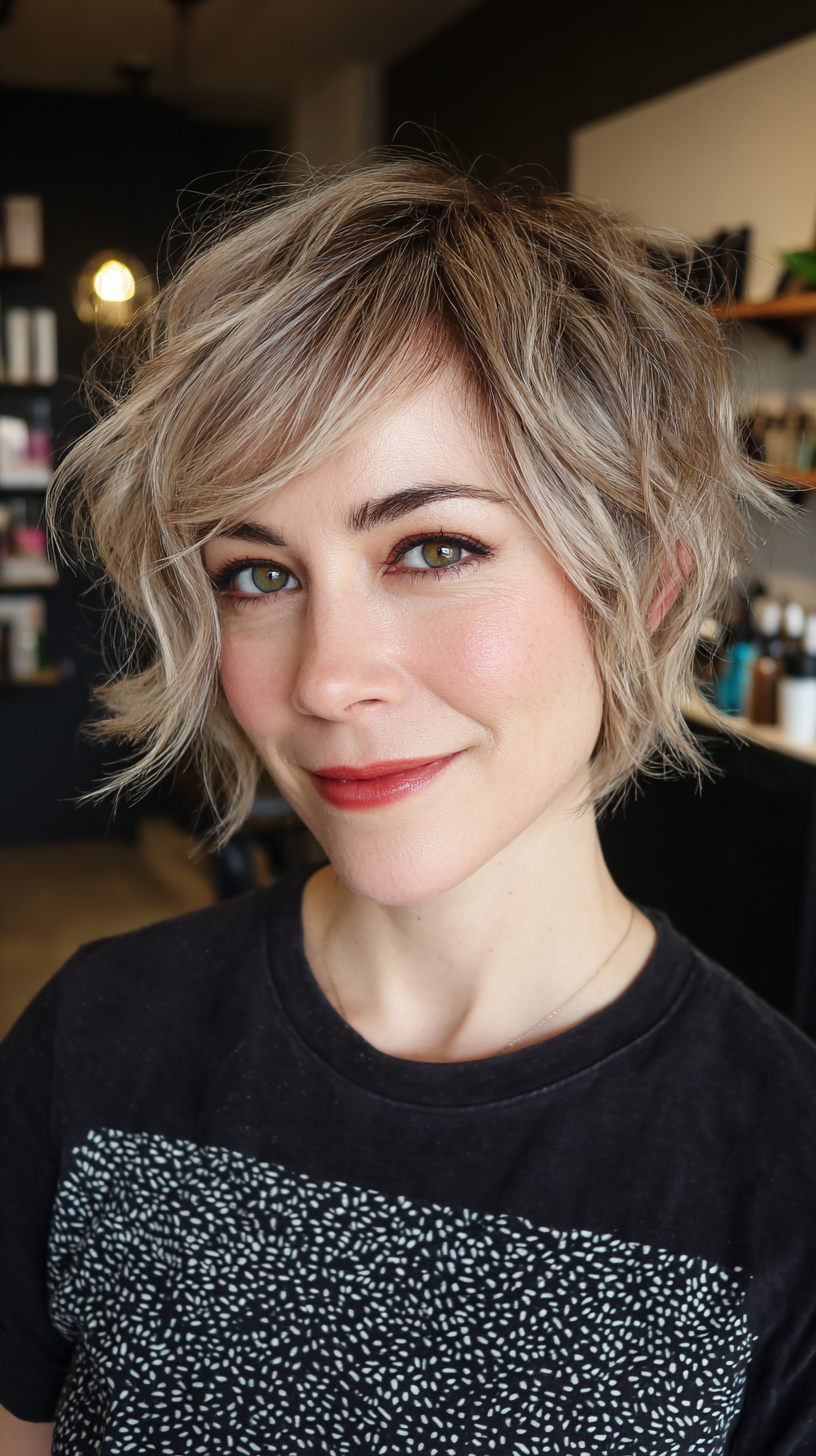 Modern Messy Shag with Textured Layers