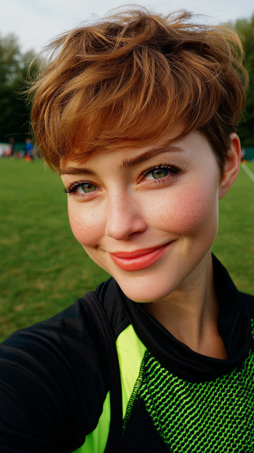 Playful Textured Pixie Cut with Soft Choppy Layers